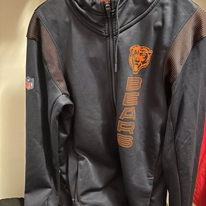 Chicago Bears men’s Nike full zip hoodie